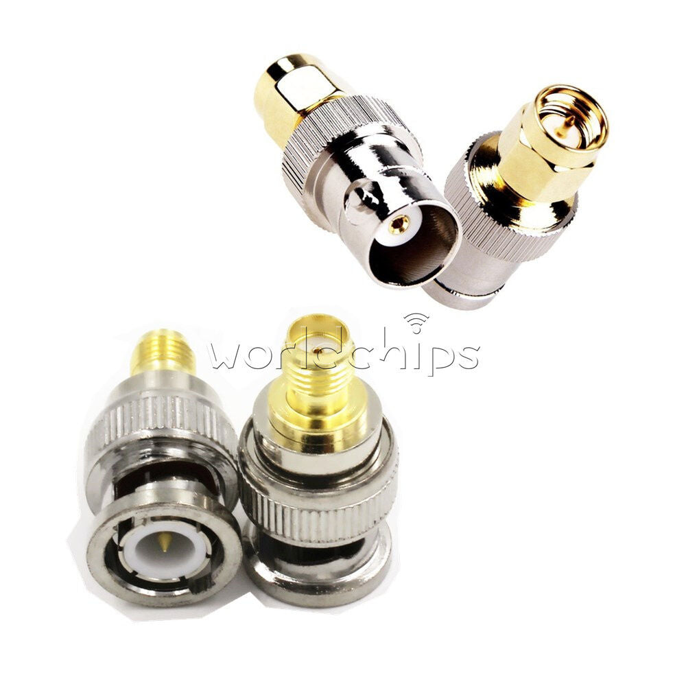 Connector BNC Female/Male Buchse Jack To SMA Male/Female Plug Stecker RF Adapter