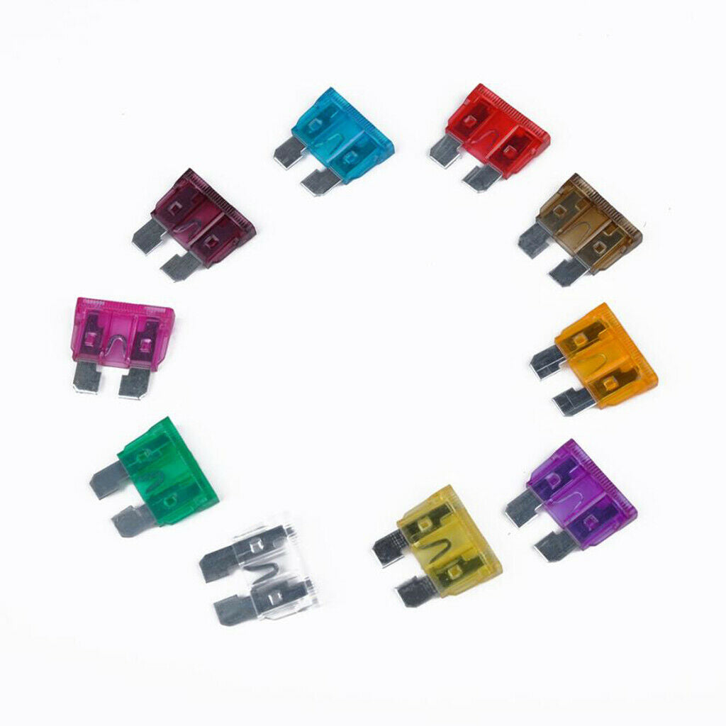 100 Auto  Car Fuses, Corrosion Resistant And Optimal Conductive, Protects Your
