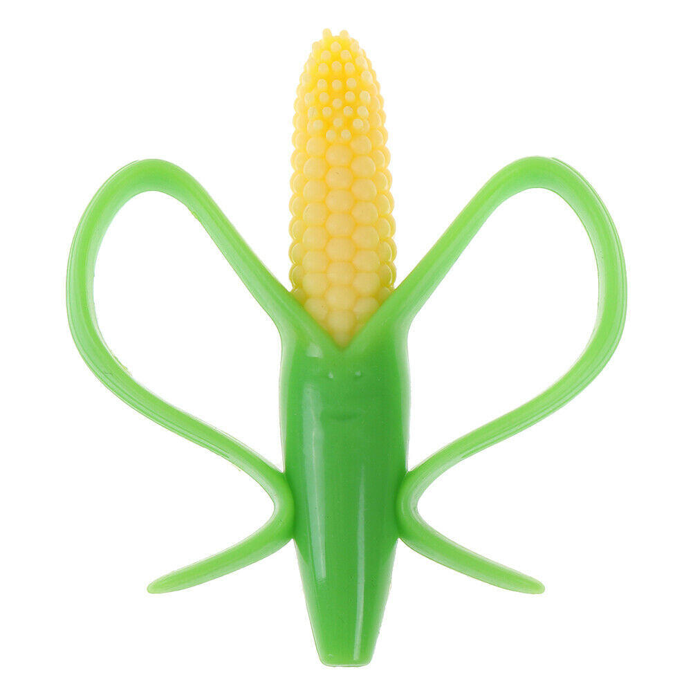Baby Silicone Teether Training Toothbrush Corn Teething Chew for Infant Chewi Tt