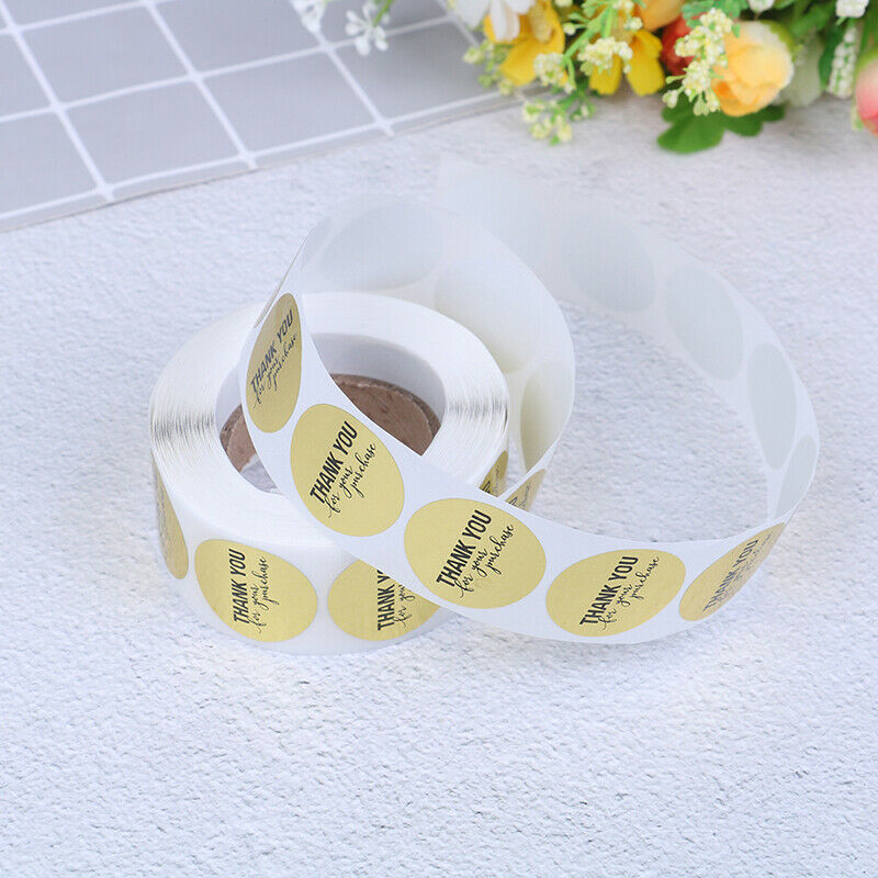500pcs THANK YOU for your purchase Stickers Package seal labels scrapbook.l8