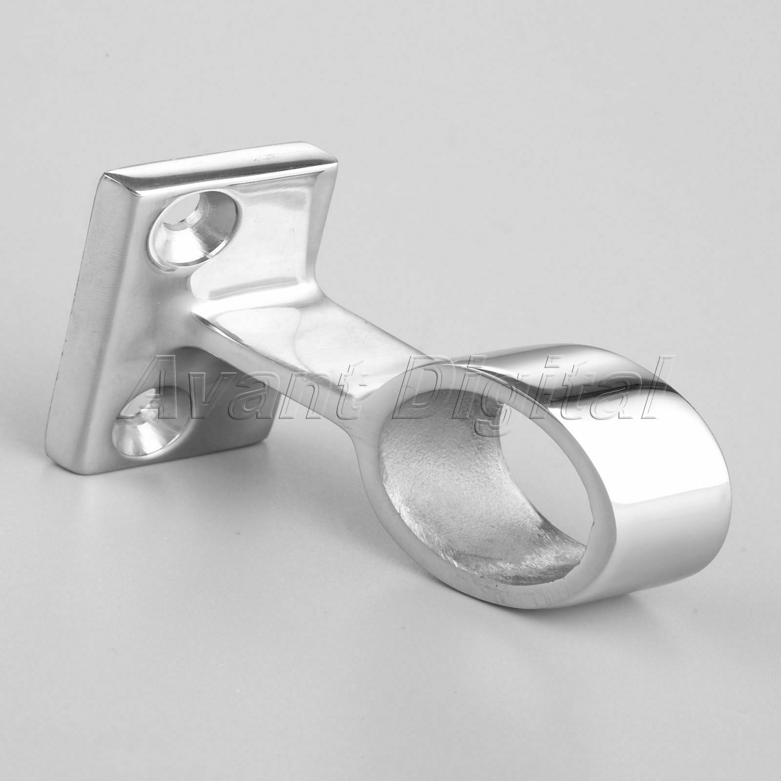 Boat Hand Rail Center Stanchion 60 Degree For Pipe 7/8" 22mm 316 Stainless Steel