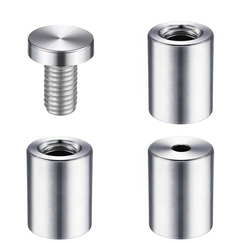 60Pcs Sign Standoff Screws Advertising Screws Stainless Steel Wall Standoff MoD1