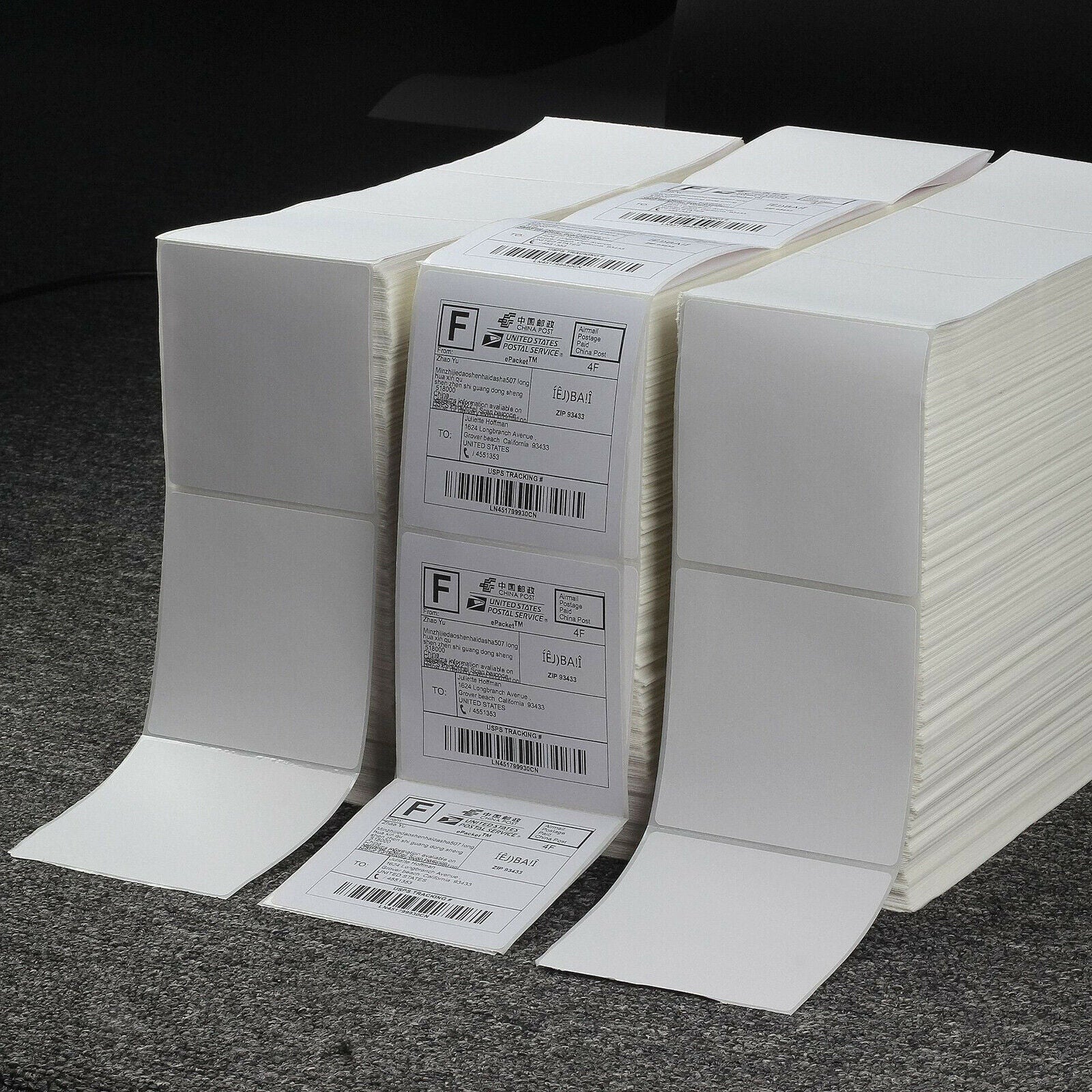 500pcs Direct Thermal Labels Small Business Package Thermal  Label