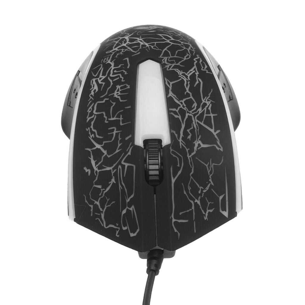 Gaming Mouse, Ergonomic USB Wired Gamer Mice 4000DPI 7Colors RGB LED Breathing