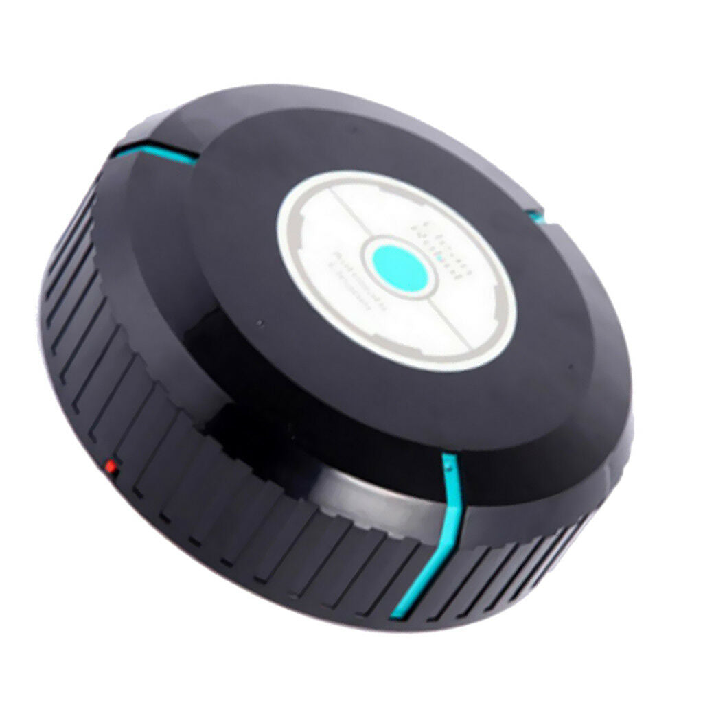 Auto Cordless Vacuum Cleaning Robot Robotic Cleaner for Hair Dust Dirt Black