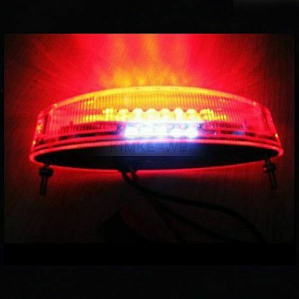 28 Led Universal Motorcycle Brake Tail Lights 12V New