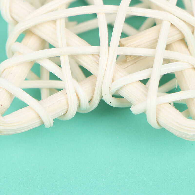 10Pcs DIY Indonesian Vine White Rattan Star Christmas Decoration Woven Wrea KX
