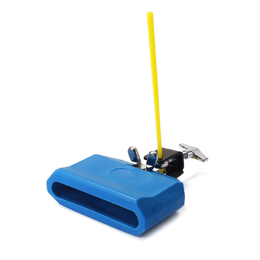 Durable Blue Eco-friendly Plastic Percussion Instruments Jam Block Latin Drum
