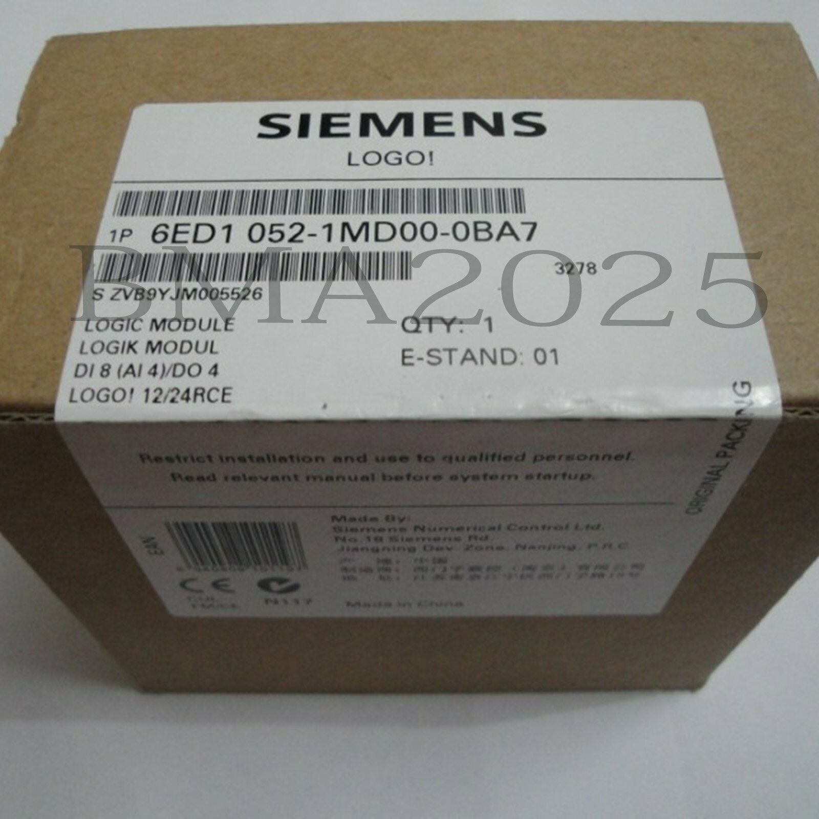 1PC New 6ED1052-1MD00-0BA7 6ED1 052-1MD00-0BA7 1year warranty DHL free ship SM9T