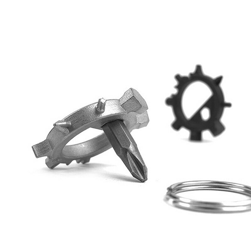Stainless Steel Bicycle Repair Tools 12 in 1 Multifunctional Opener ScrewdriFCA