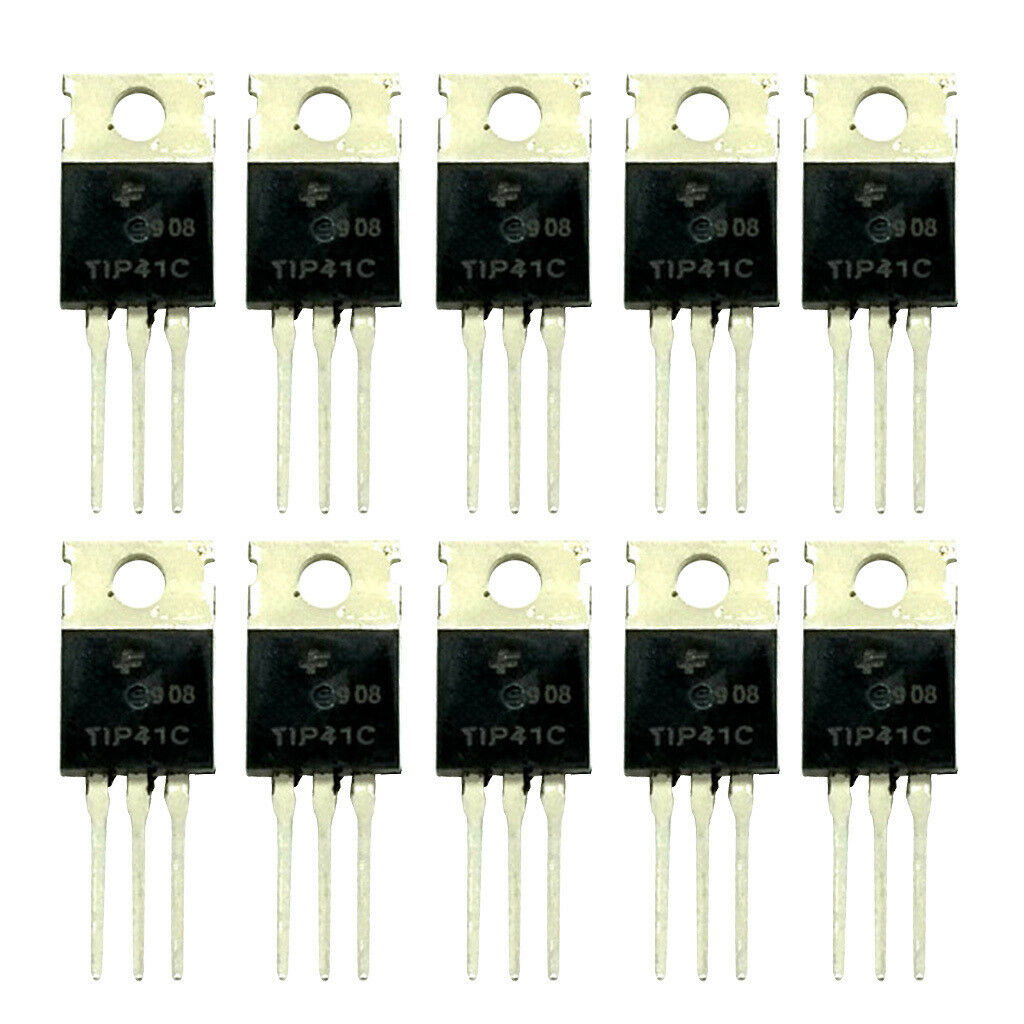 High Quality TIP41C Transistor Power Amplifier NPN 100V 6A 65Wï¼ˆPack of 10ï¼‰