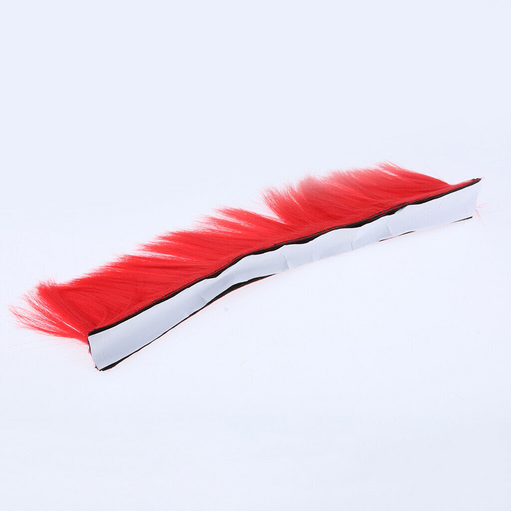 2x Racing Helmet Hawks Motorcycle Adhesive Mohawk Hair Patches Skinhead Costumes