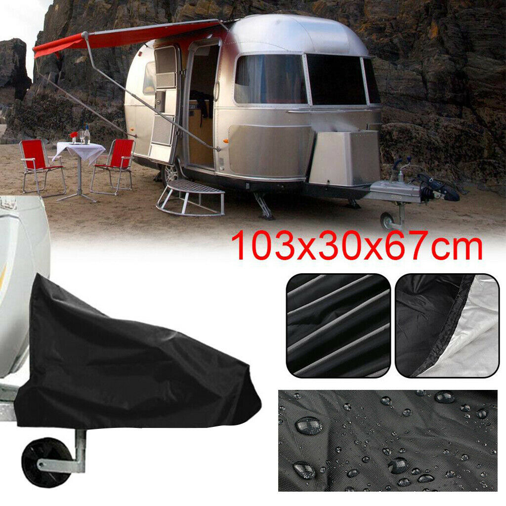 Caravan Towing Hitch Cover Waterproof Hook Connector Cover PVC 103x30x67cm