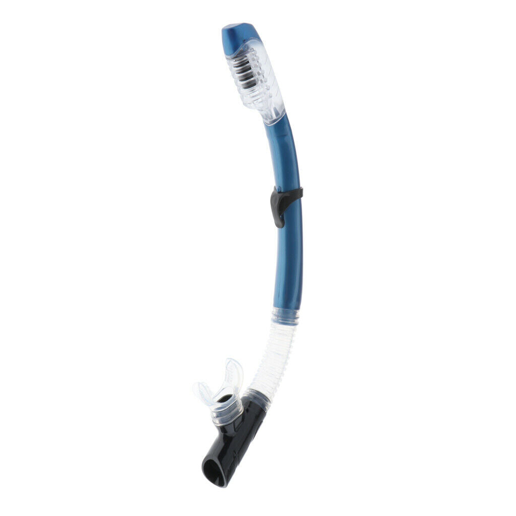 Diving Full Dry Snorkel Tube Silicone Snorkeling Breathing Tube Gear Accessories