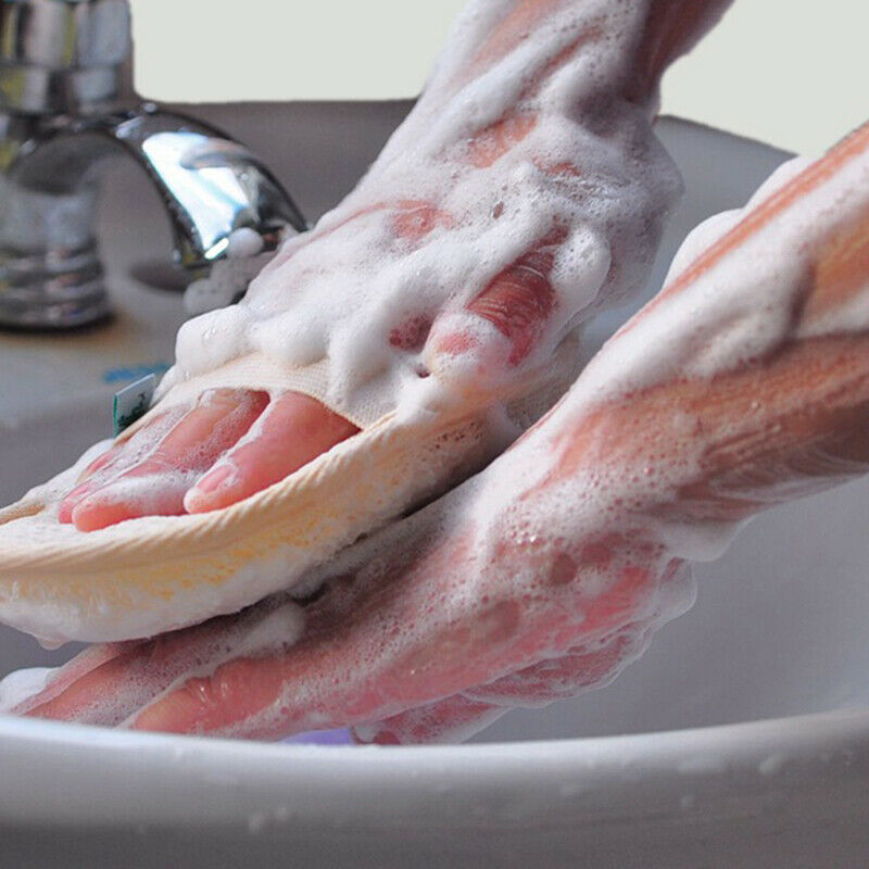 Natural Loofah Sponge Bath Rub Exfoliate Bath Towel Body Healthy Massage BruFCA