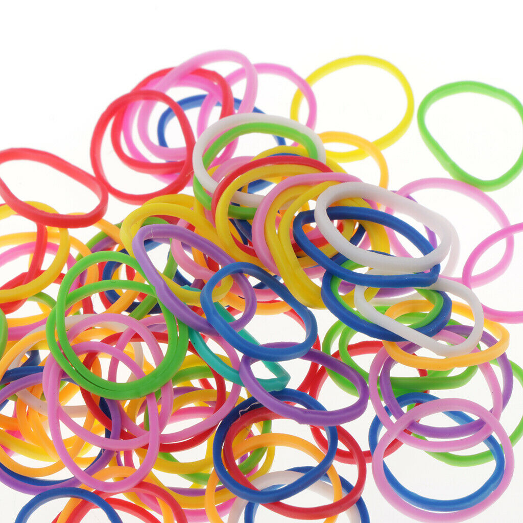 12 Bags Braid Rings Hair Hoops Braid Hair Clip Accessories, 0.23 inch Hair