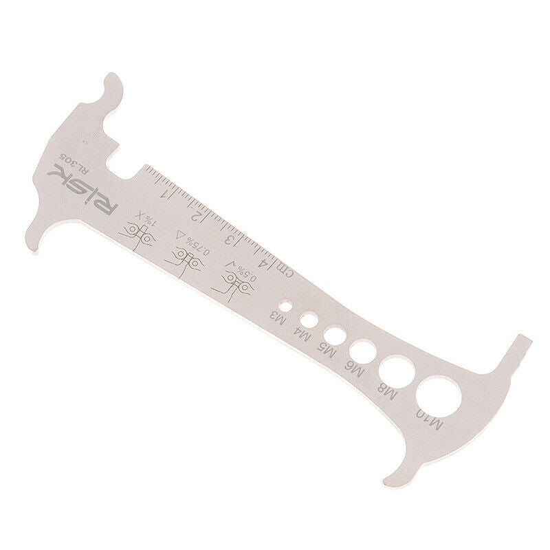 3 In 1 Bicycle Chain Checker Bike Gauge Tool Wear Gauge Calipers Measuring HBDA