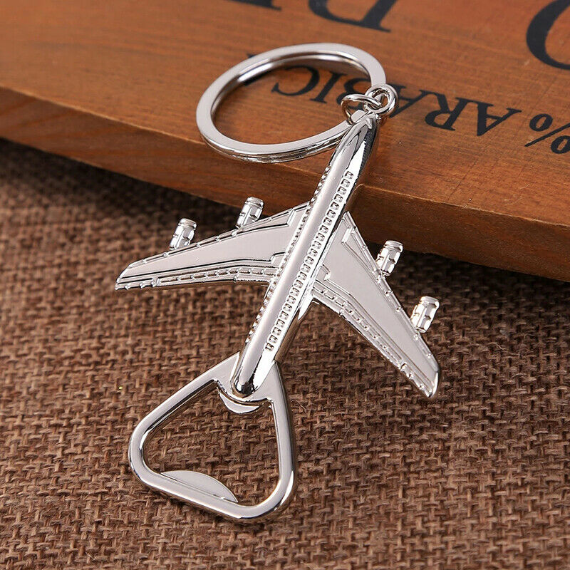 Aircraft Keychain Beer Opener Retro Keychain Tools Keychain Bottle Open.l8