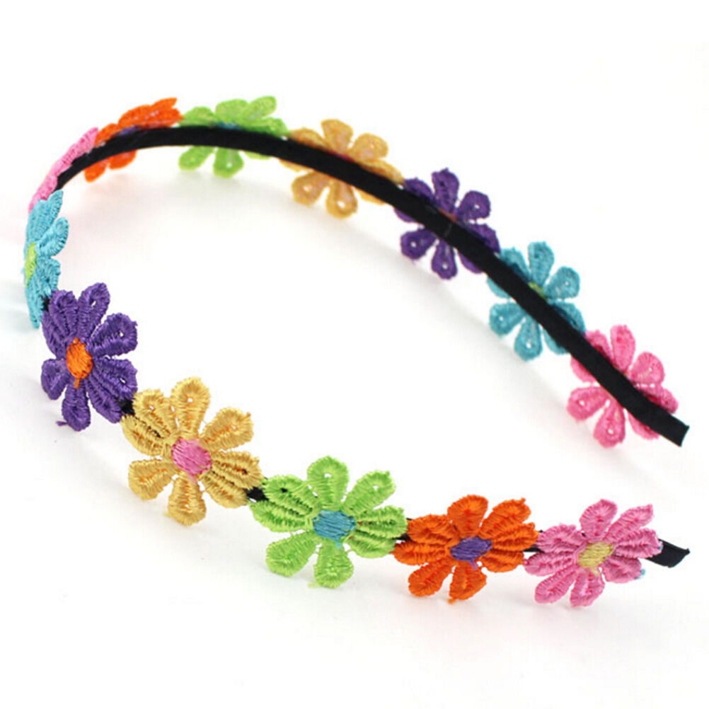 Flowers Hairbands Garland Flower Hairband For Girls Flower Crown Hair Band WBDA