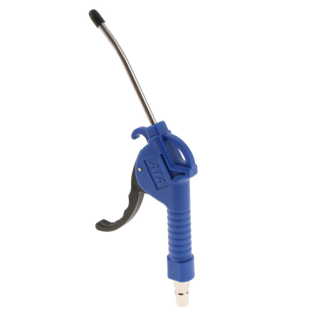 2Pcs Air Compressor Blow Gun Nozzles Inflation Needle Spray Blower Set Blue