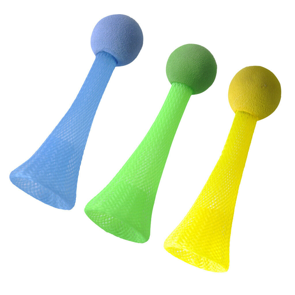 Pack of 3 Unique Design Cat Toys Interactive Light Flash Jumping Ball Cat