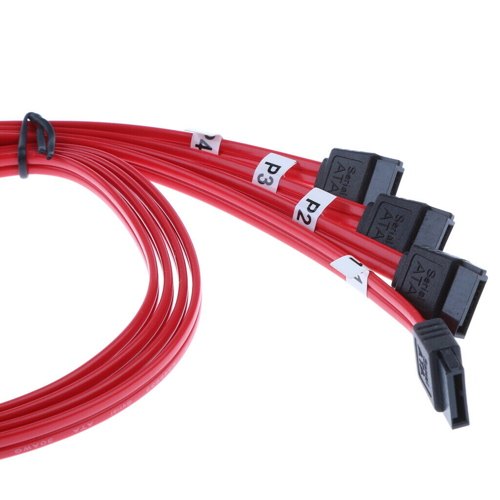 1m Mini SAS SFF-8087 Male to 4x SATA Ports Cable SFF8087 Connector Cable