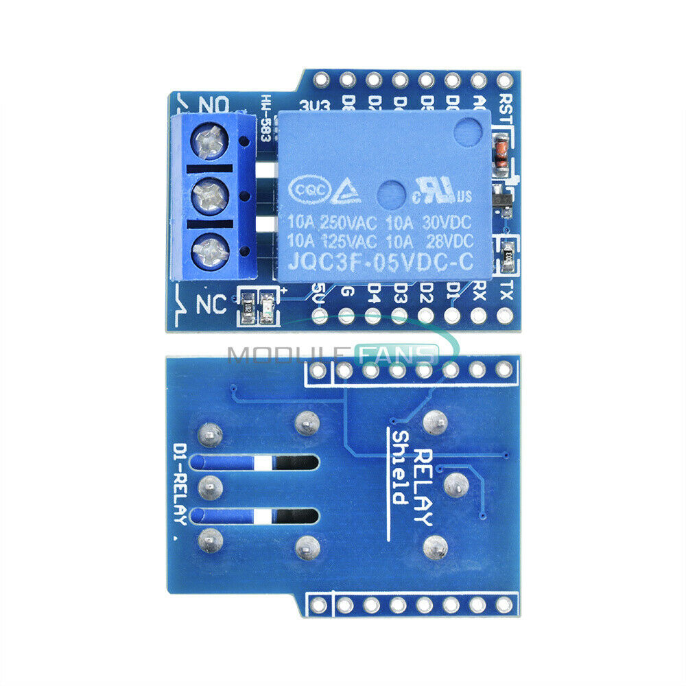 1CH Relay Shield V2 Version 2 for WEMOS D1 mini ESP8266 WiFi Module Arduino MF