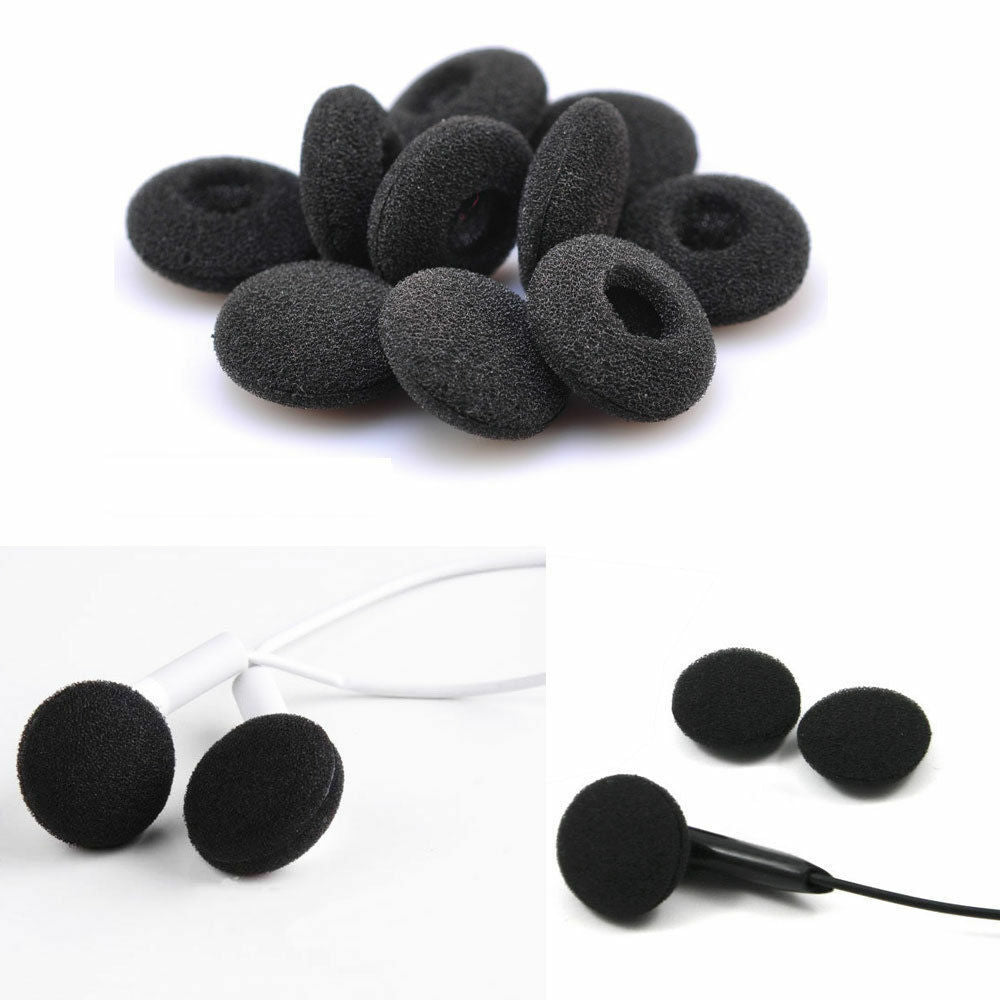 12 Pairs Headphones Earphone Headset Soft Sponge Foam Cover Ear Pads Caps BDAU