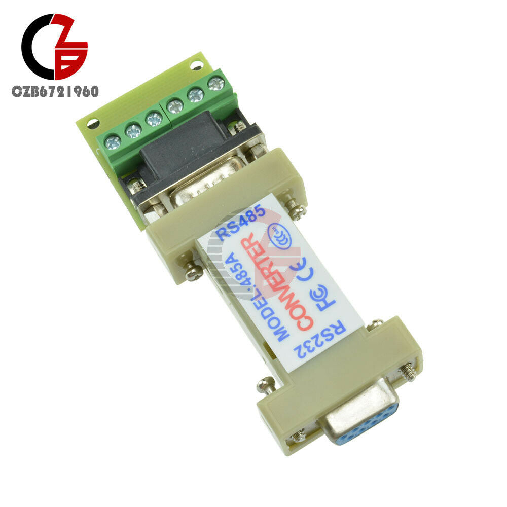 10X RS232 to RS485 9Pin 1.2KM Data Interface Communication DB9 Adapter Converter
