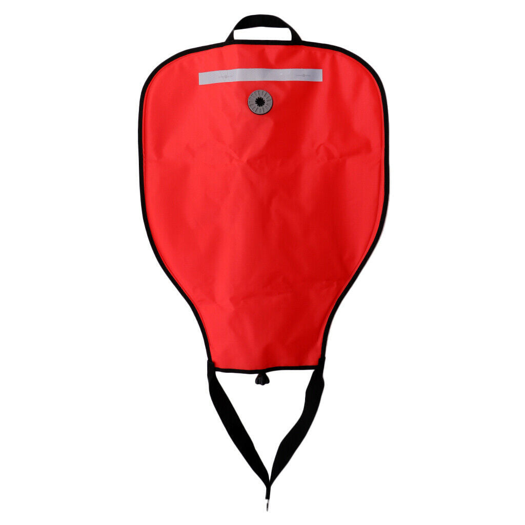 Trident Lift Bag with Dump Valve Gear Underwater Scuba Diving Work 50lbs Red