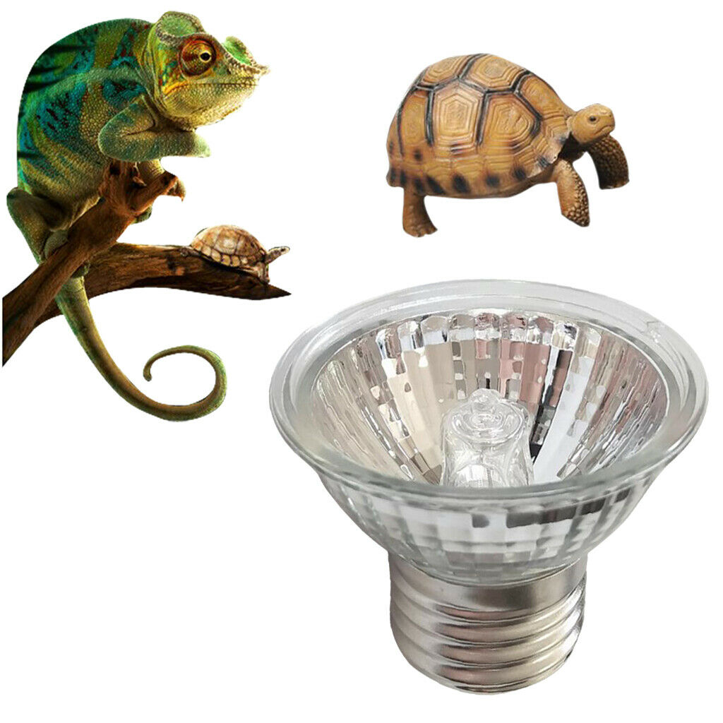 110V Reptile Light Heat Halogen Bulb Pet Beneficial Lighting E27 50W