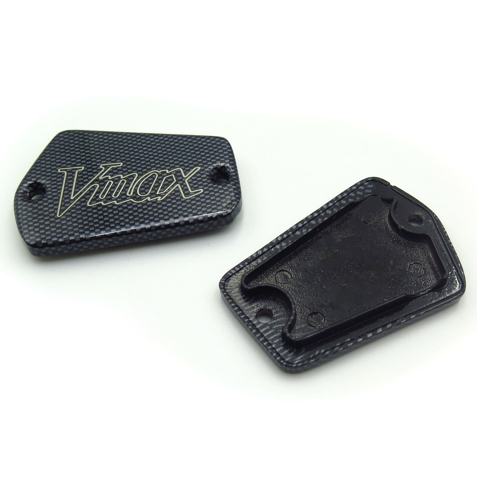 Carbon Motorcycle Fluid Reservoir Caps For Yamaha Vmax 1200 1985-2007