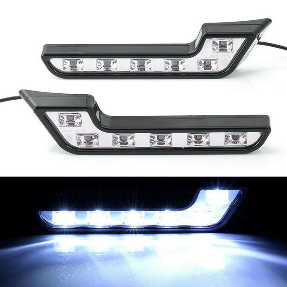 2X L Shaped 6LED Super White Waterproof Driving Fog Light Lamp Car Accessories
