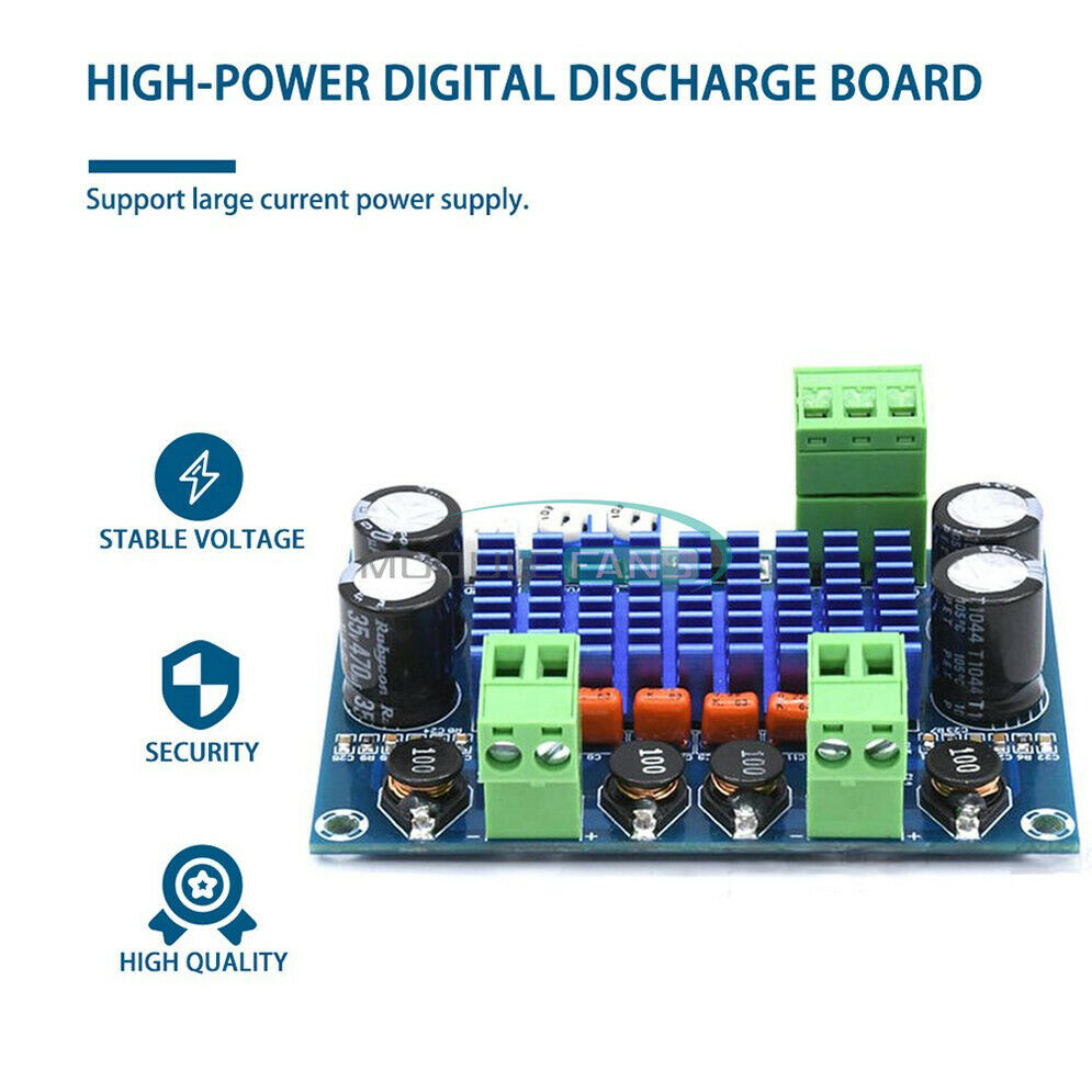 XH-M572 High Power 120W*2  TPA3116D2 Digital Amp Audio Amplifier Board