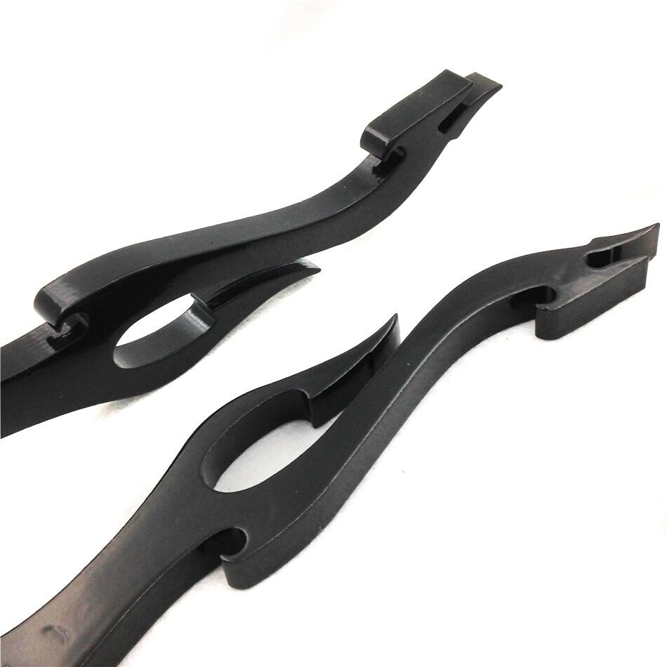 Black Brake Clutch Flame Hand Levers Fit for SUZUKI Boulevard S50 S83 C90