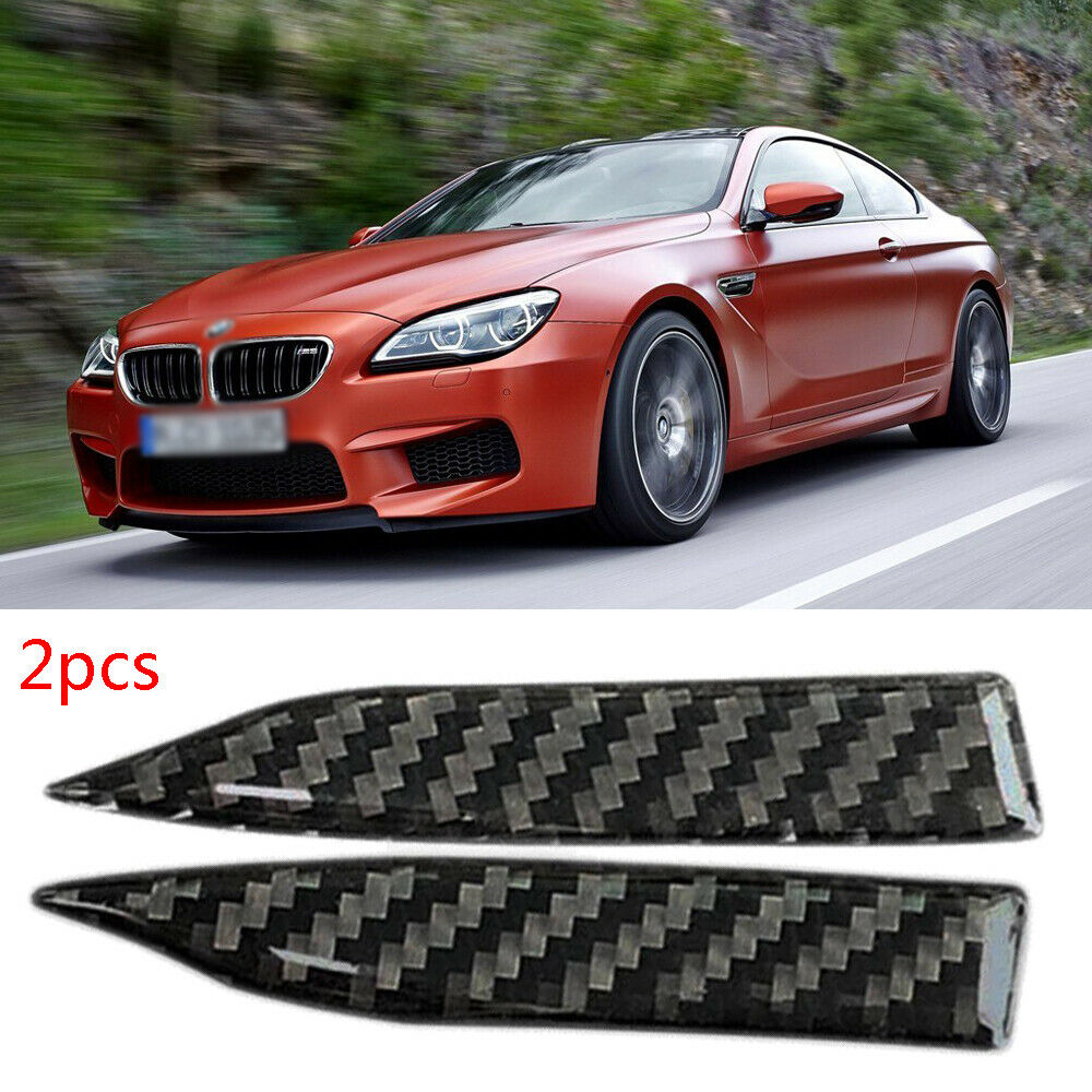 2x Carbon Fiber Car Rearview Mirror Trim Side Mirror Protector Guard for BMW