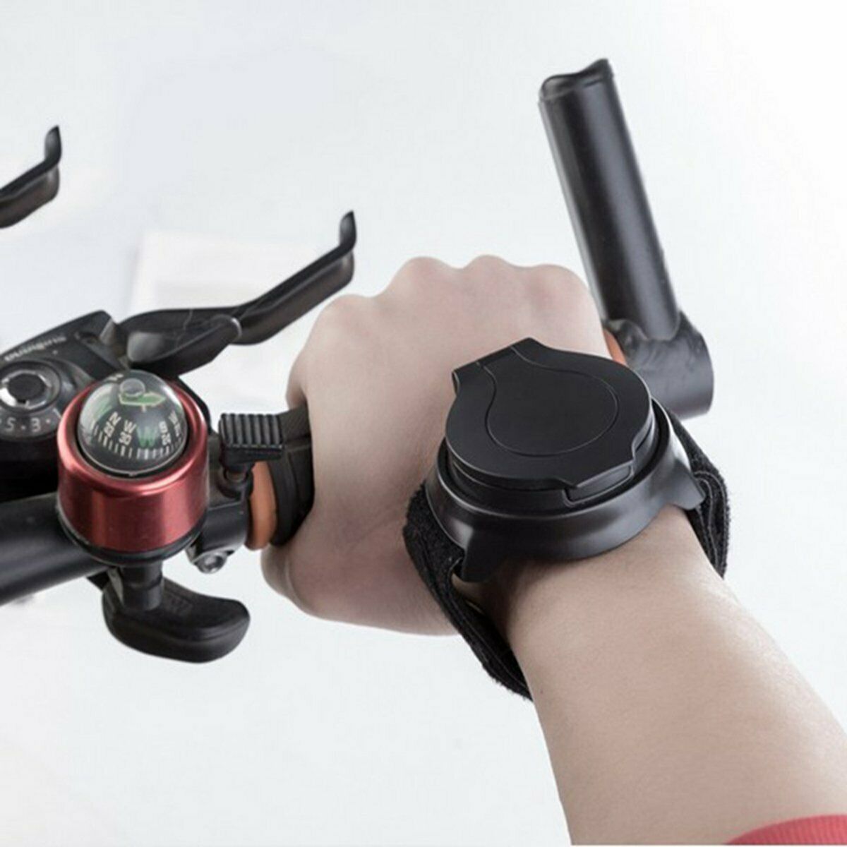 Bicycle Wristband Flexible Rear View Mirror Safety Backeye Wrist Band Safety KIT