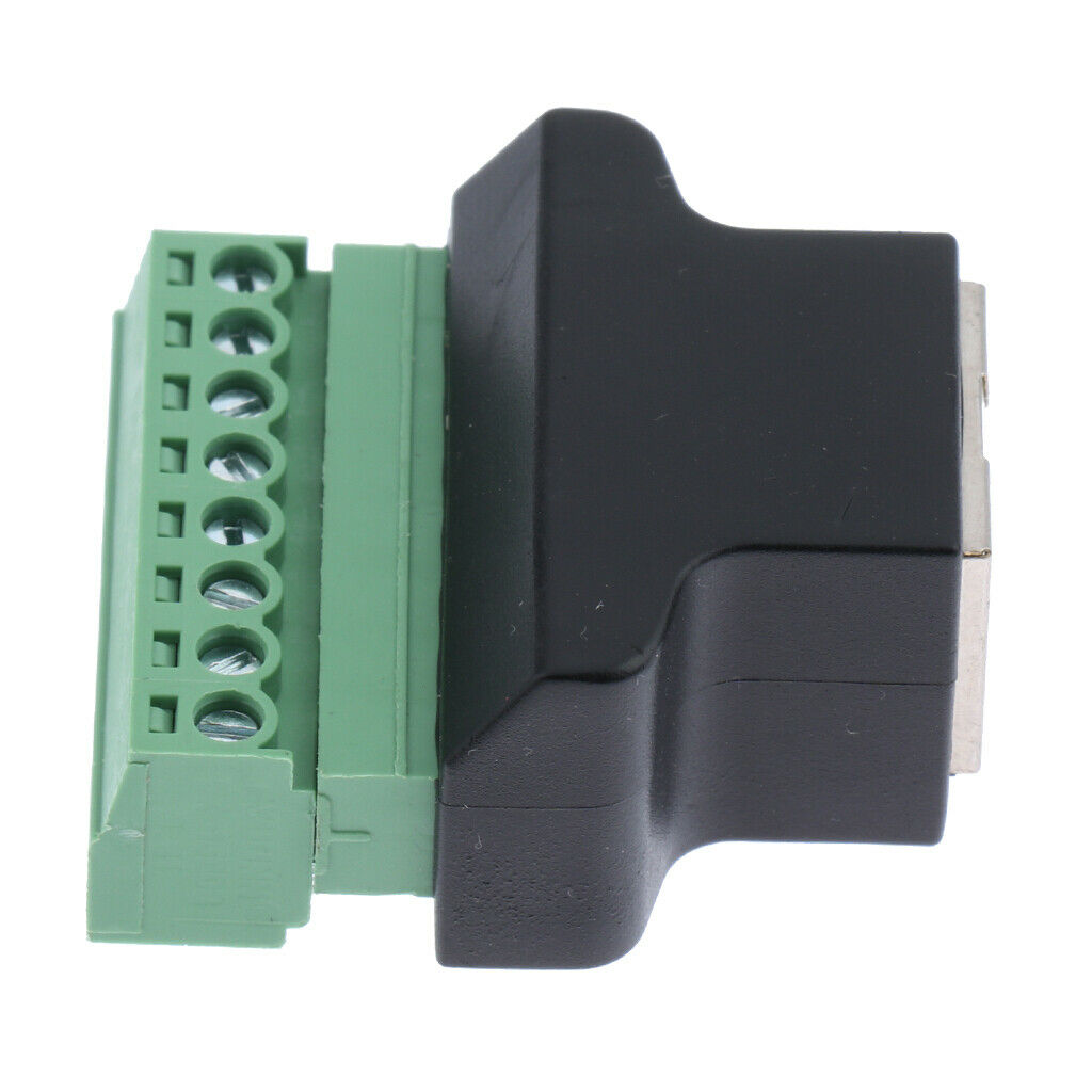 Ethernet  Female to 8 Pin CCTV Digital DVR Adapter Connector