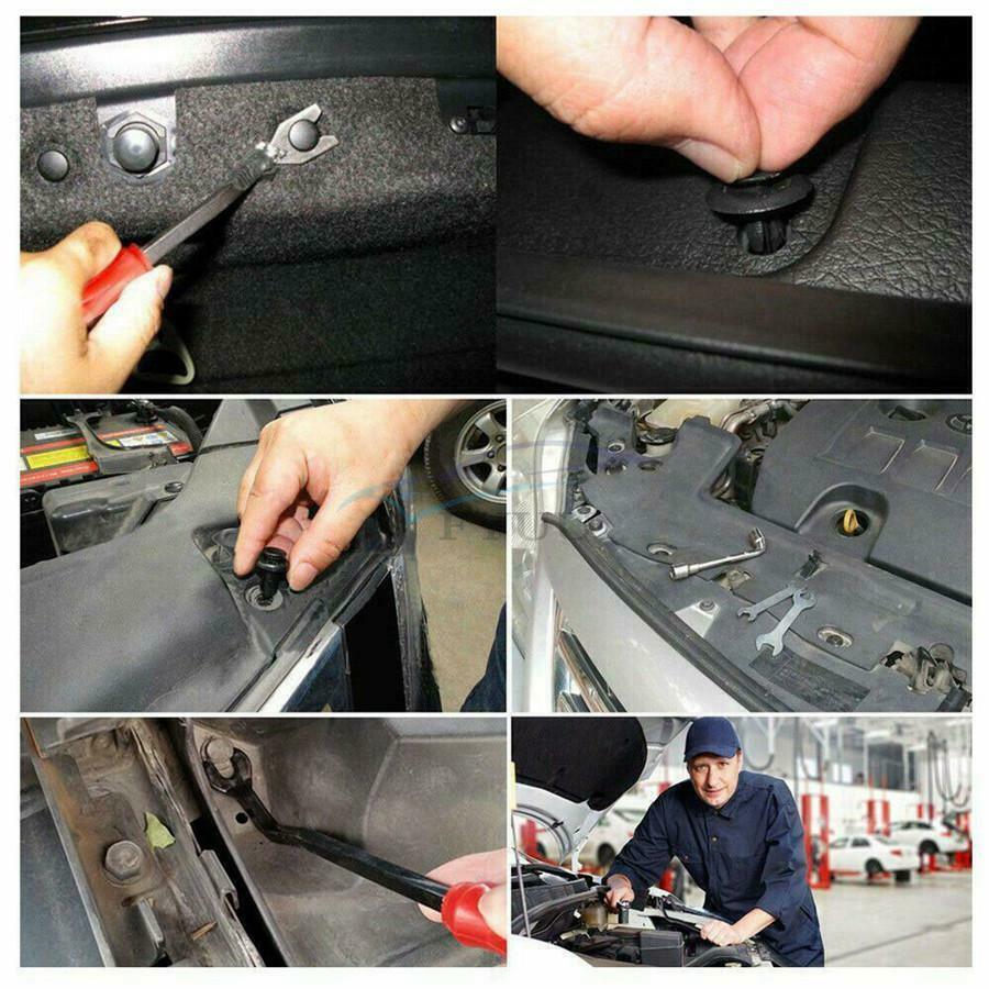 3PCS Fastener Clip Tool + 640PCS Boxed Door Bumper Panel Holder Push Rivets
