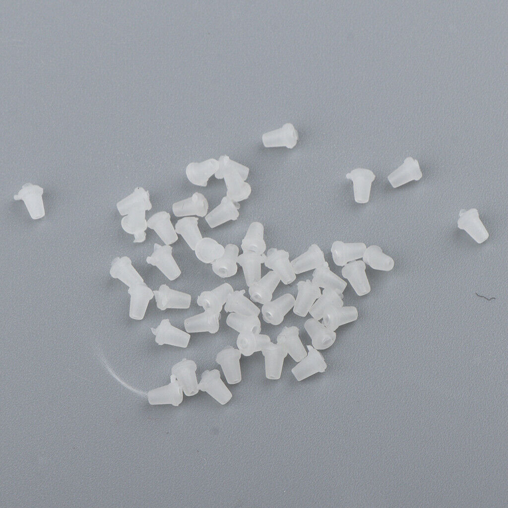 50 Pcs Carp Rig  Stop Fishing Hook Stopper Clutch Stopper