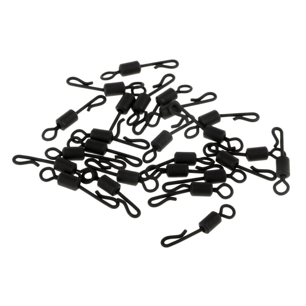 25pcs Quick Change/Release Swivels Size 4 - Carp Coarse Fishing Terminal Tackle