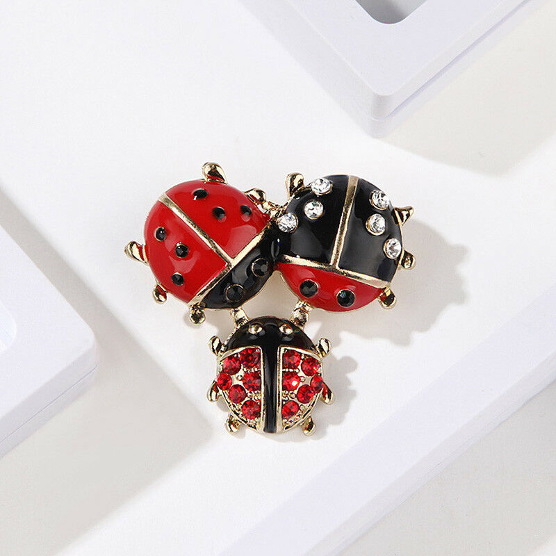 Enamel Insect Crystal Rhinestone Collar Brooch Pins Jewelry Gift Wedding .l8