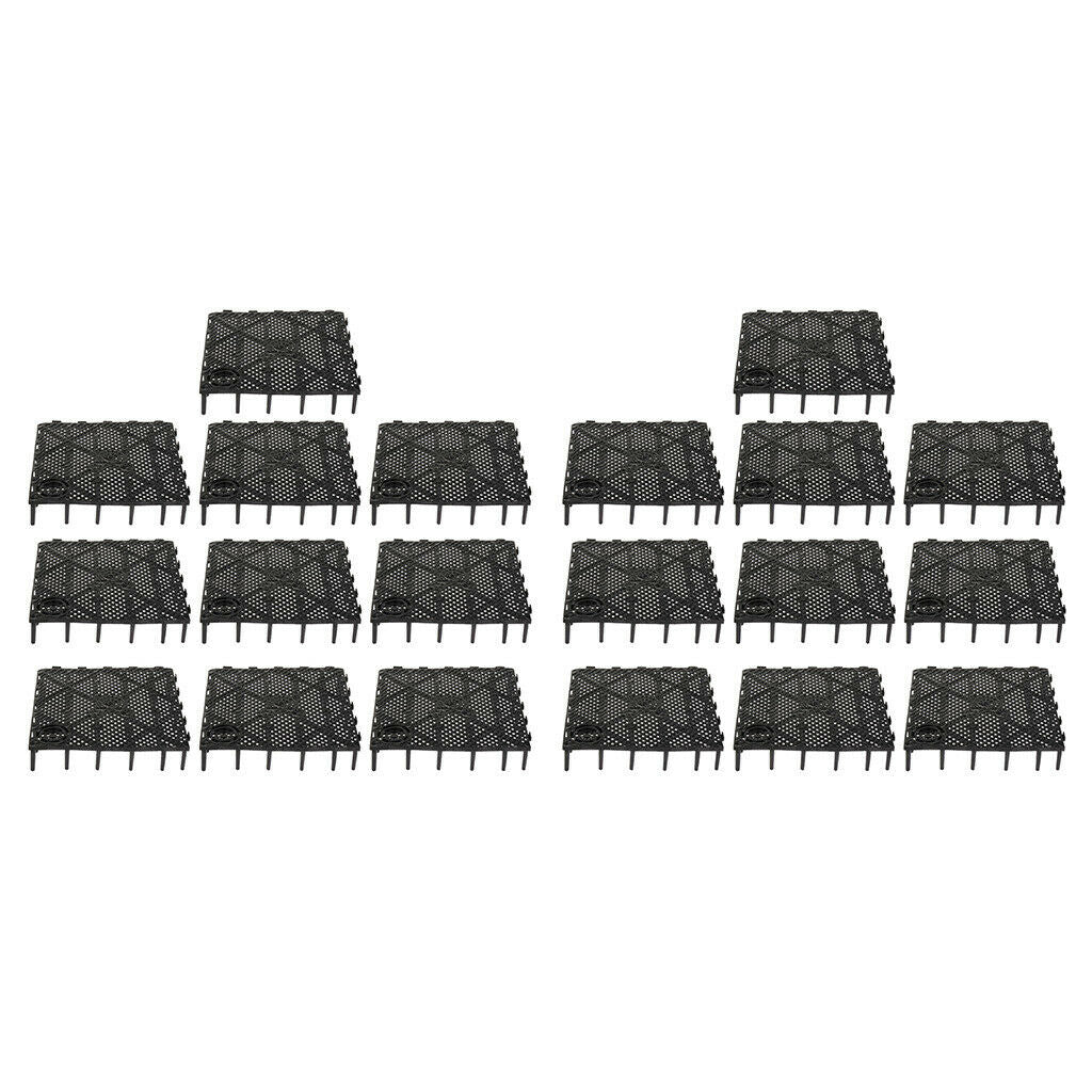 Food-Grade Plastic Aquarium Fish Tank Bottom Filter Board Plate, Pack of 20