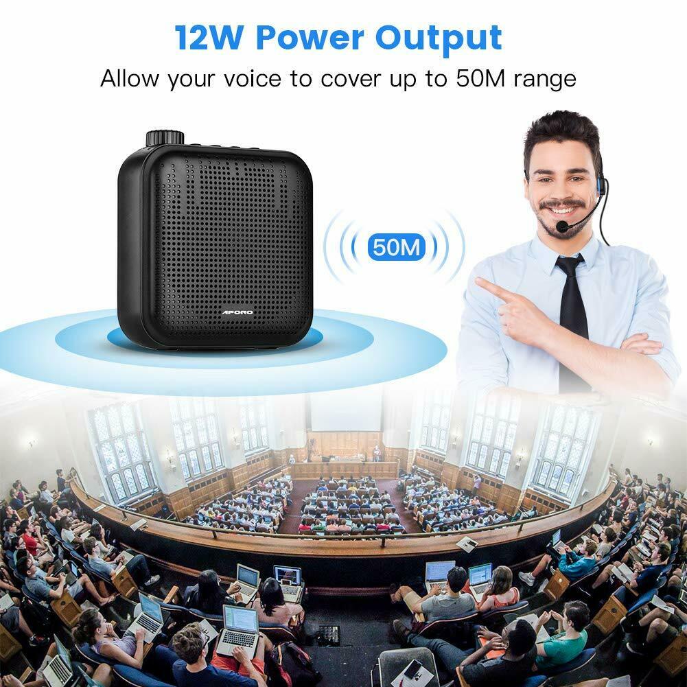 Portable  Mini Audio Amplifier Rechargeable Ultralight Loudspeaker For Teachers
