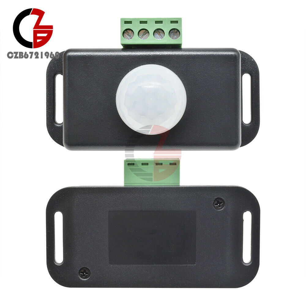 5pcs Automatic DC 12V-24V 8A Infrared PIR Motion Sensor Switch Fit For LED light
