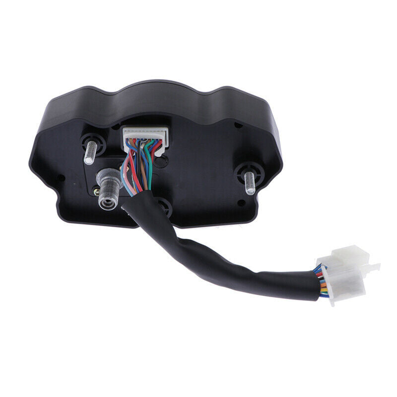 12000RPM 12V Motorcycle 7Color Backlight LCD Digital Speedometer Tacho Odo Gauge