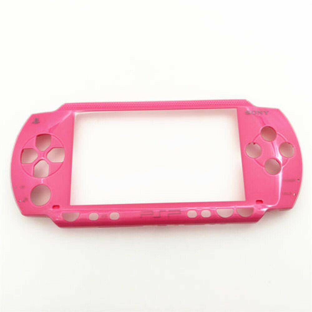 Pink Top Housing Shell Faceplate Cover Replacement for Sony PSP 1000 Console