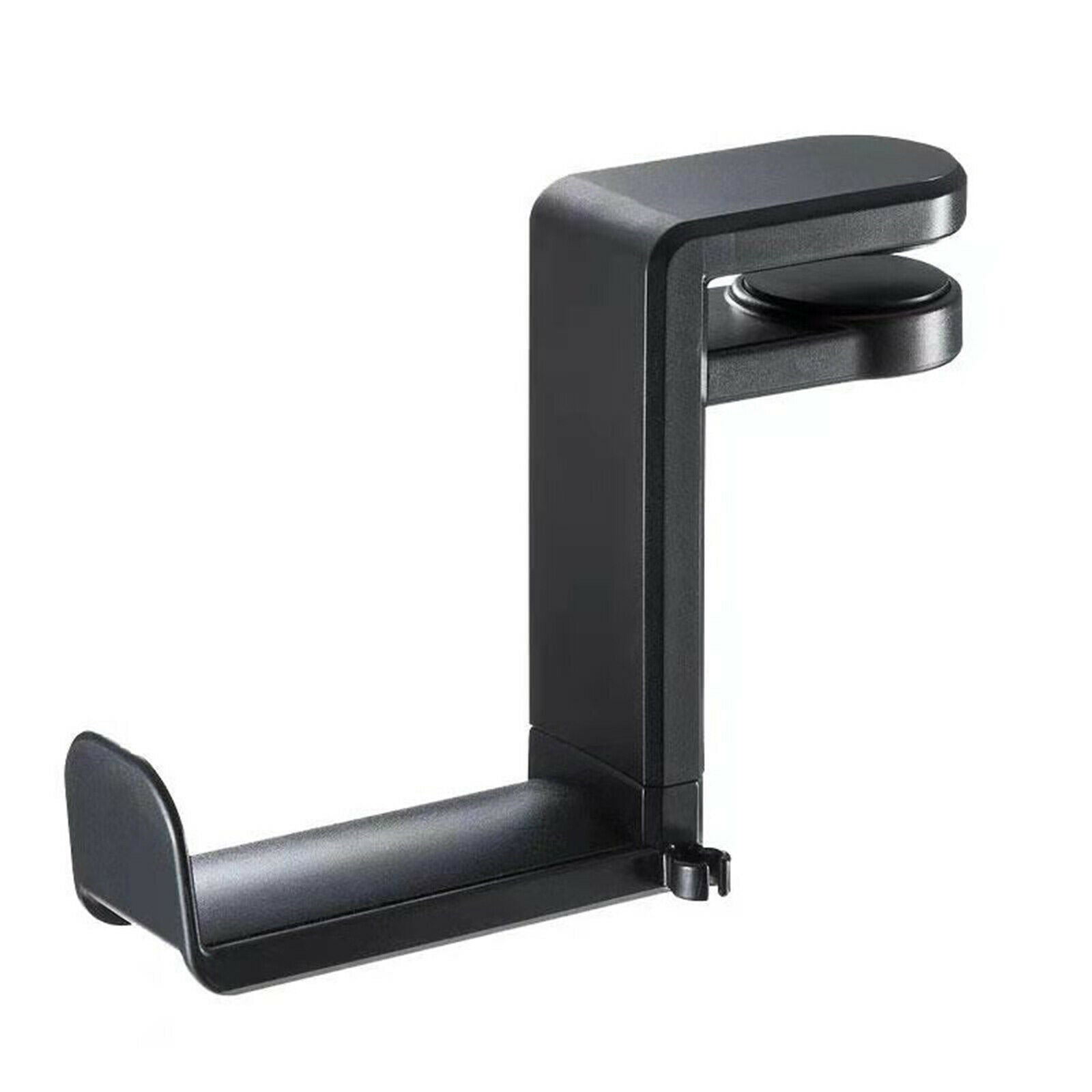 Black Headphones Headset Stand Holder 360 Degree Swing Clamp Headphone