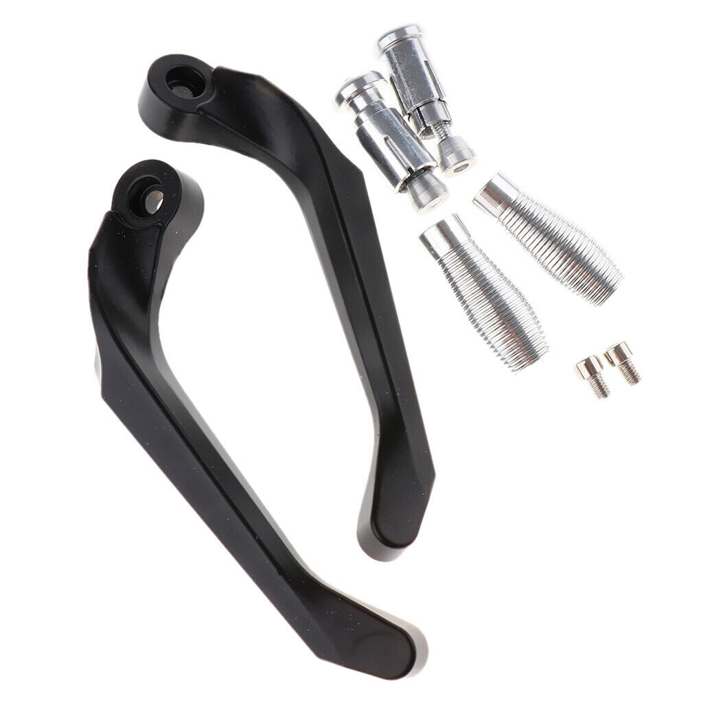 Aluminum Motorbike Brake Clutch Levers Protector Guard for Yamaha R3  White