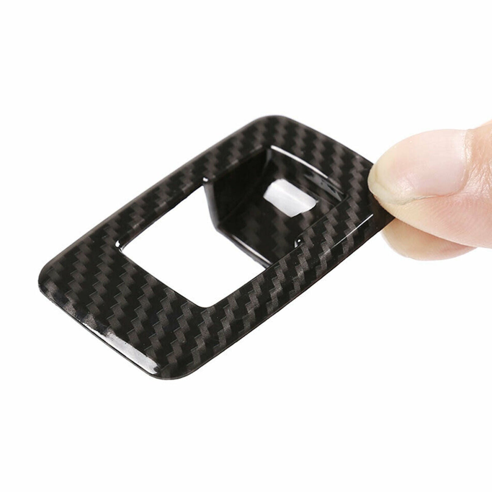 Carbon Fiber Style For BMW 3 Serie E90 Sedan Door Window Switch Button Cover
